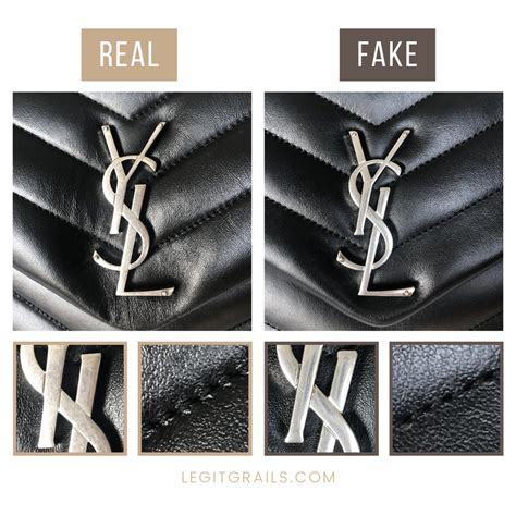 ysl loulou real vs fake|YSL real vs false.